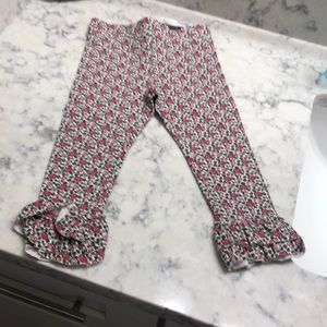 Toddler 3t legging with ruffle ankle Crew Cuts